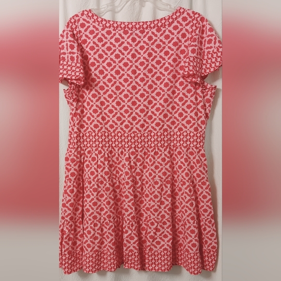 VINEYARD VINES Women's Mixed Tiered Print Dress Size XL - Picture 3 of 12